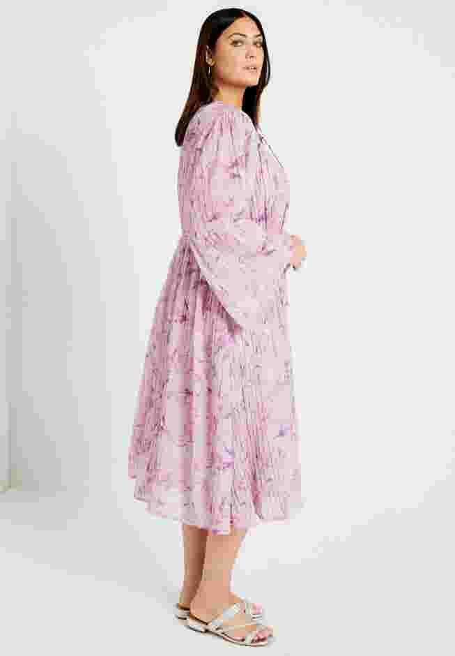 Fit-and-Flare Midi Dress image number 2