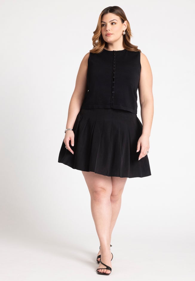 Preppy Pleated Mini Skirt image number 0