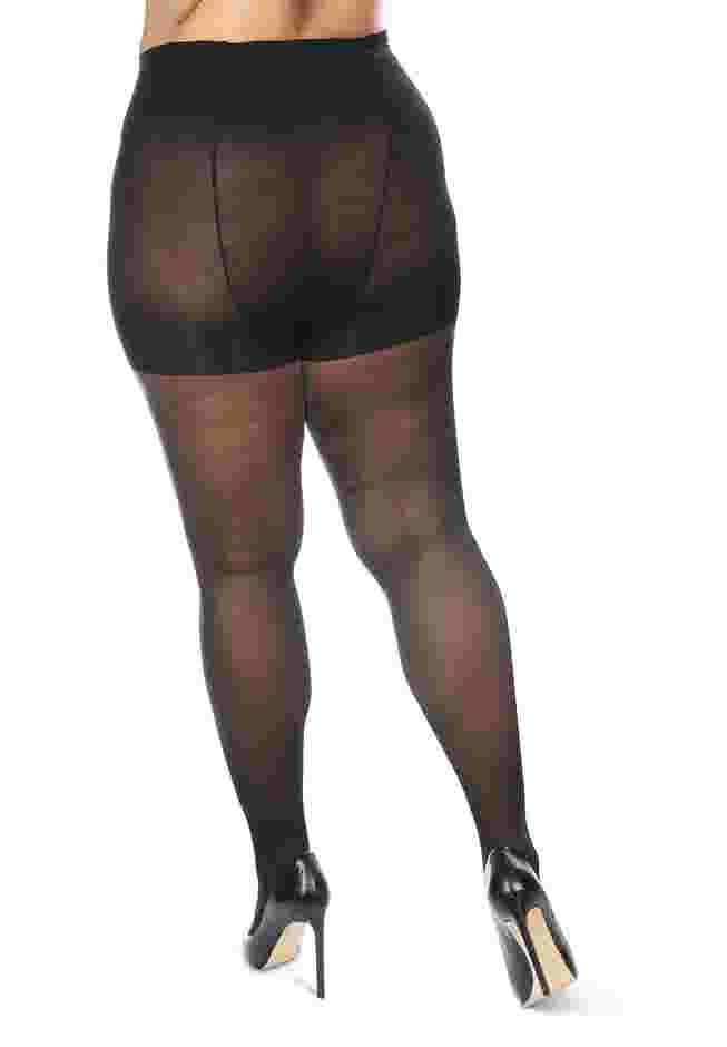 Memoi Sparkle Sheer Control Top Tights image number 1