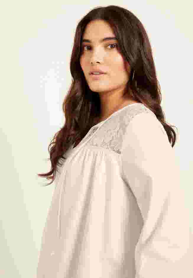 Lace-Trim Top image number 3