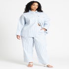 Yarn Dye Striped Straight Leg Pant image number null