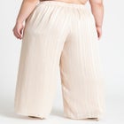 Metallic Stripe Wide Leg Pant image number null