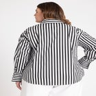 Preppy Striped Button Down image number null