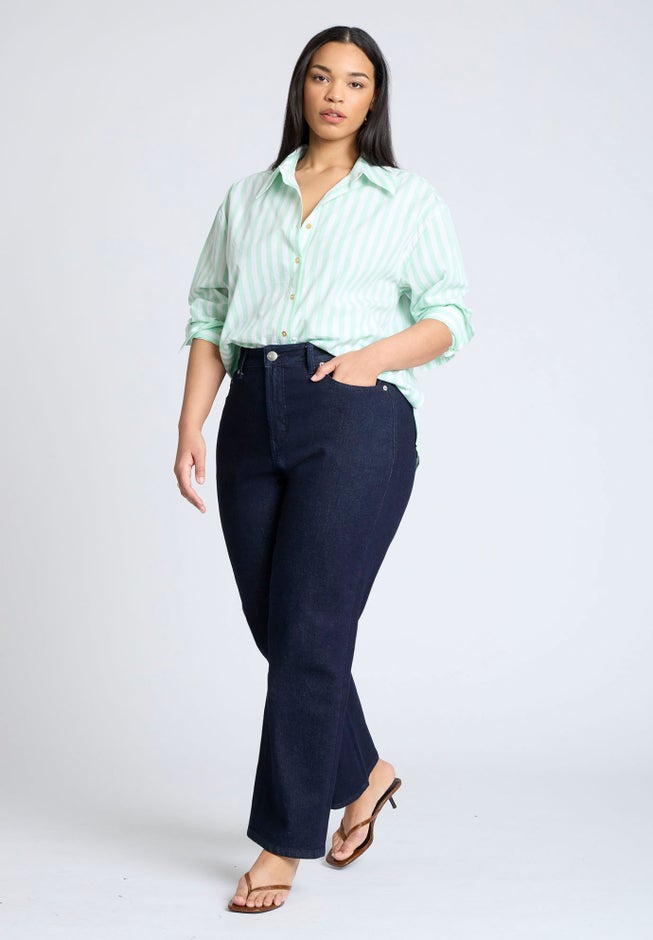 Preppy Striped Button Down image number 2