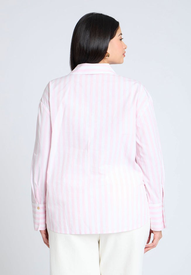 Preppy Striped Button Down image number 1