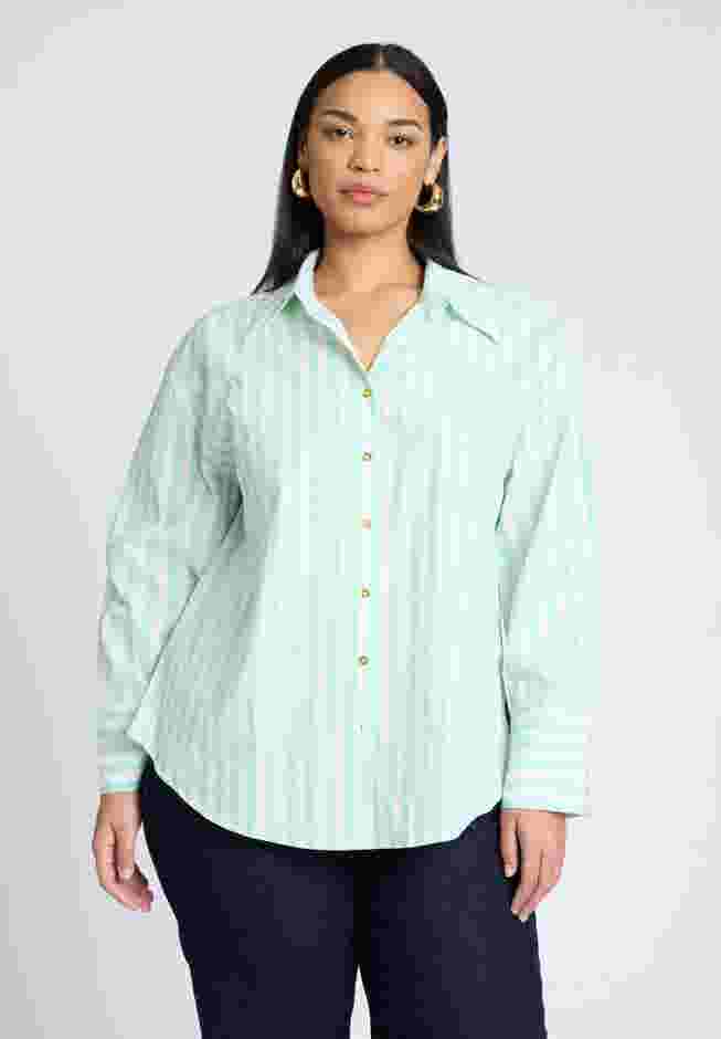 Preppy Striped Button Down image number 0