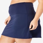 High-Waisted Swim Skirt with Built-In Tummy Control Brief image number null