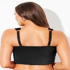 Shimmer Shirred Ring Bandeau Bikini Top image number null