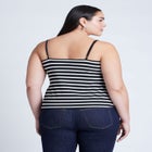Striped Sweetheart Tank image number null