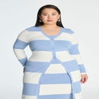 Long Striped Cardigan image number null