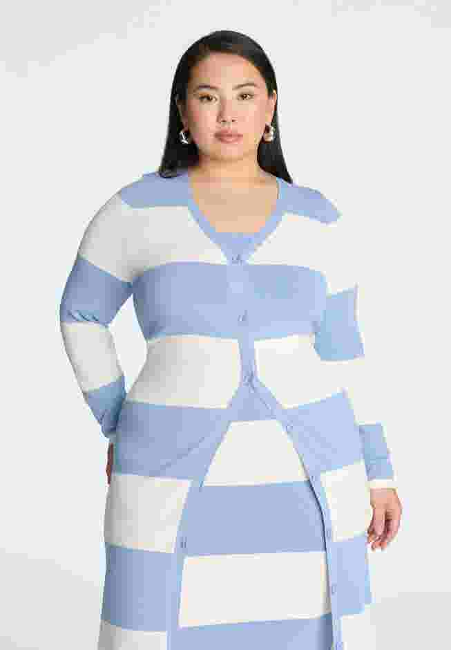 Long Striped Cardigan image number 2