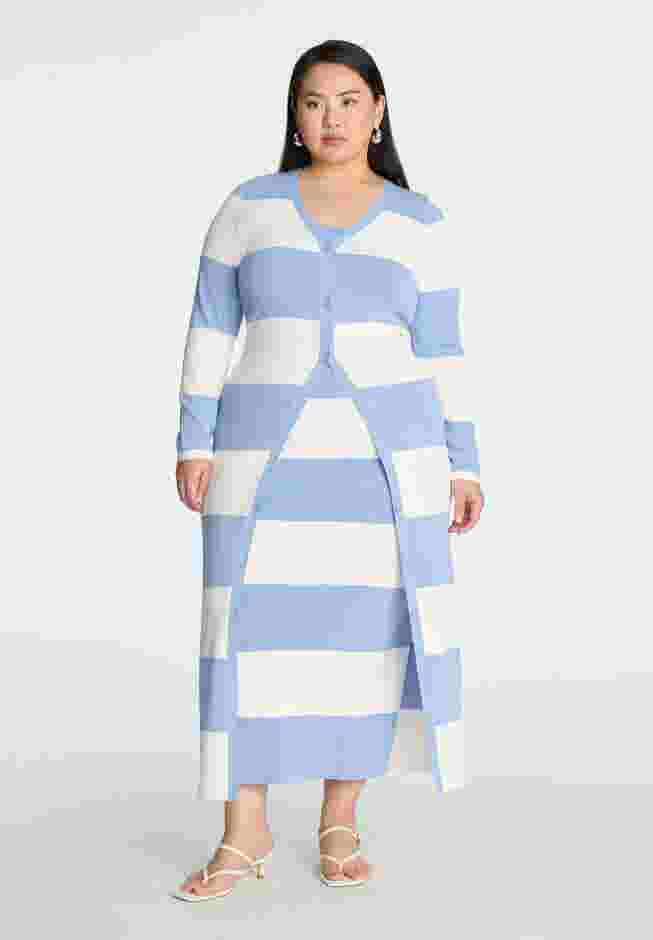 Long Striped Cardigan image number 0