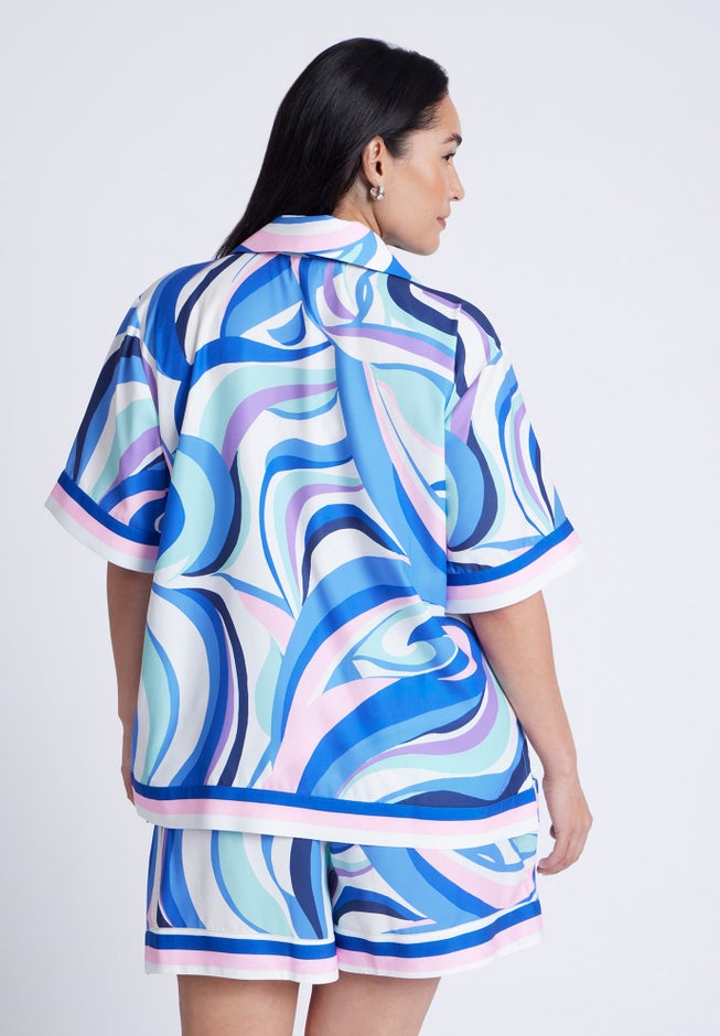 Printed Relaxed Top image number null