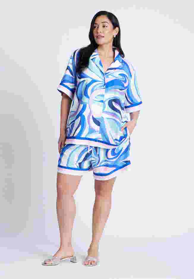 Printed Relaxed Top image number 2