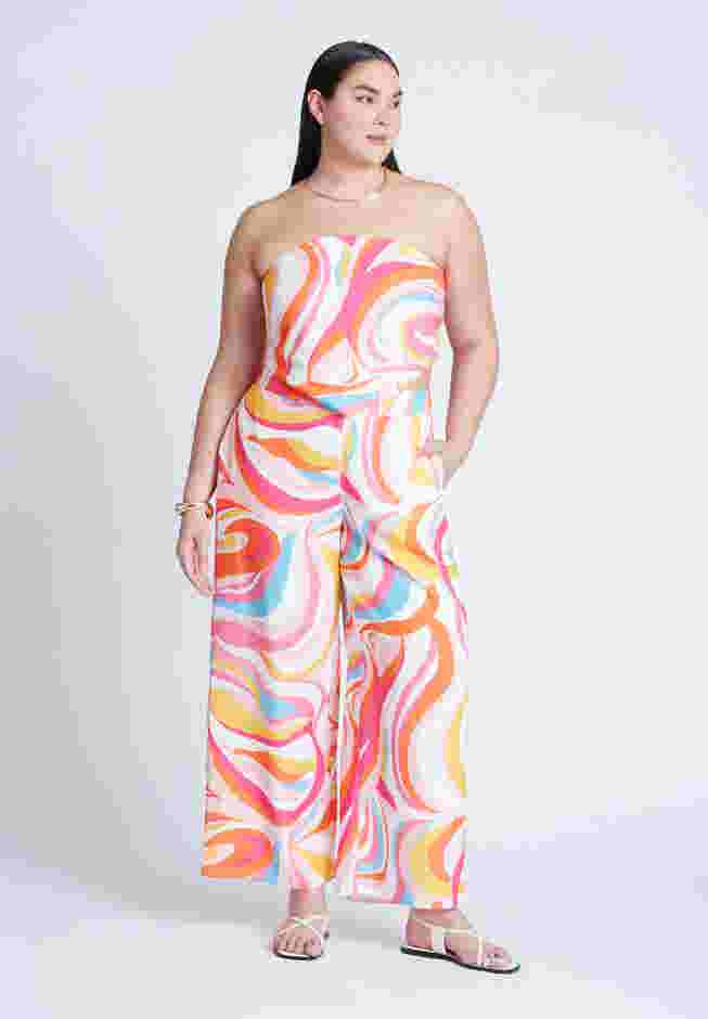 Printed Scarf Top image number 4