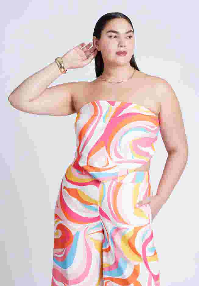 Printed Scarf Top image number 0