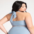 Beaded Halter Tankini image number null