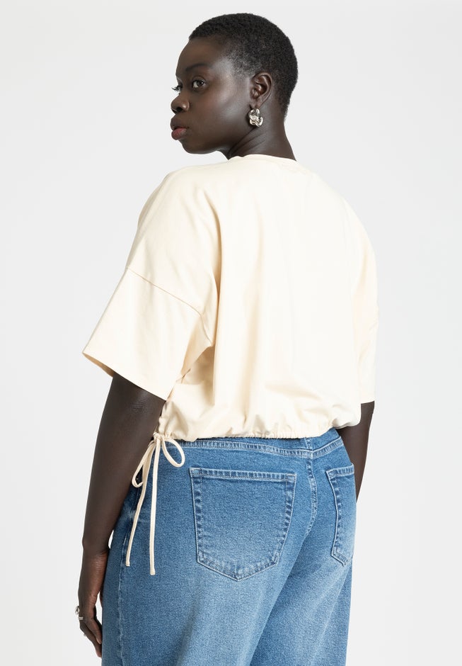 Crop Tie Tee image number 1