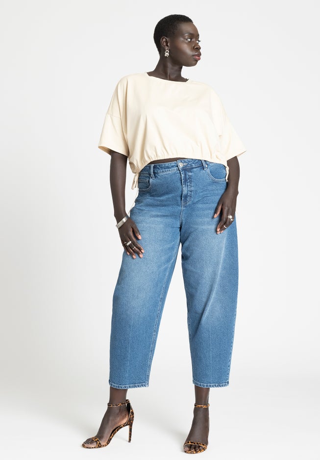 Crop Tie Tee image number 2