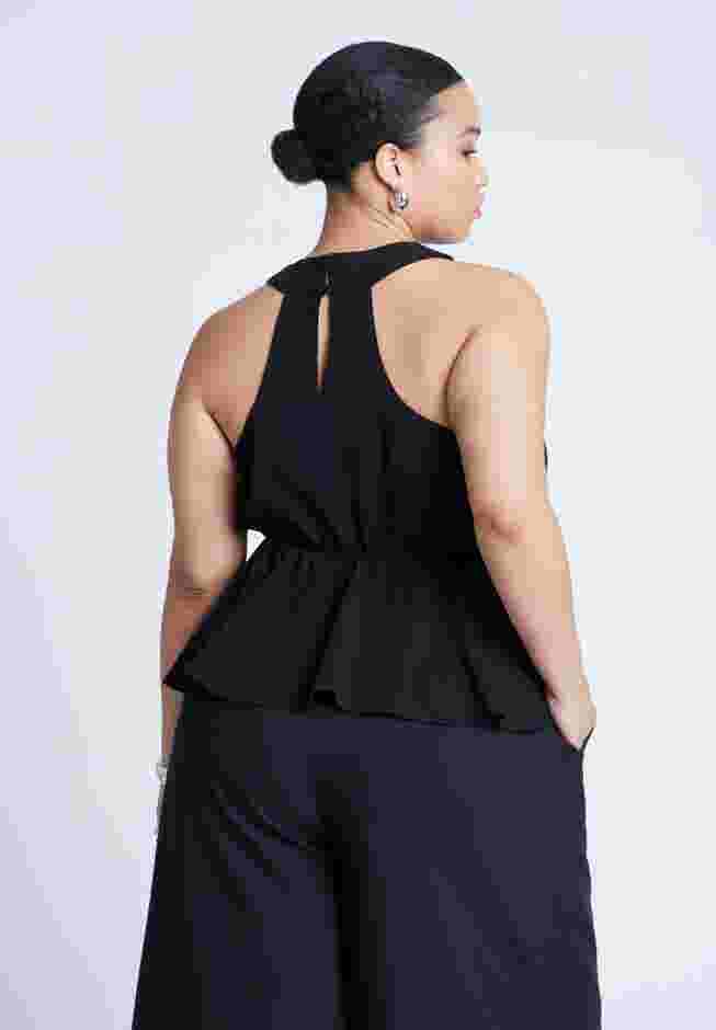 Halter Top With Peplum image number 1