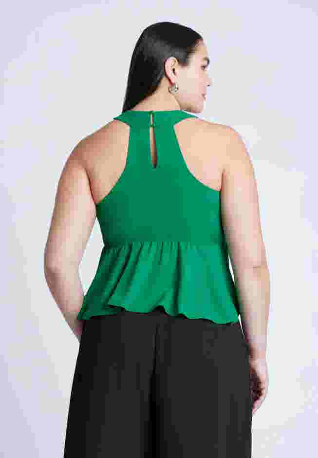 Halter Top With Peplum image number 1