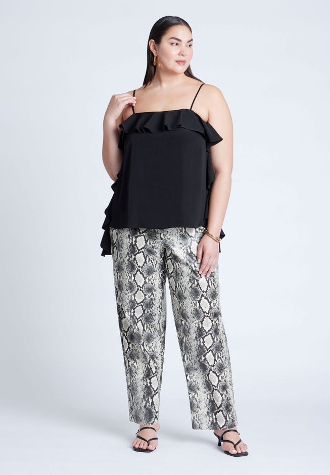 Flounced Neckline Cami image number 2