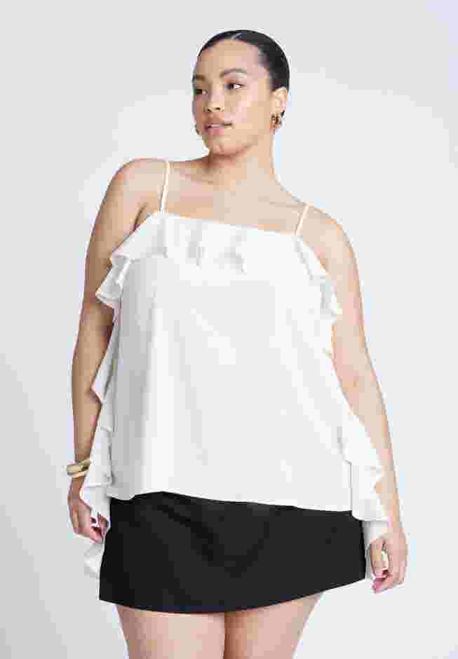 Flounced Neckline Cami image number 0