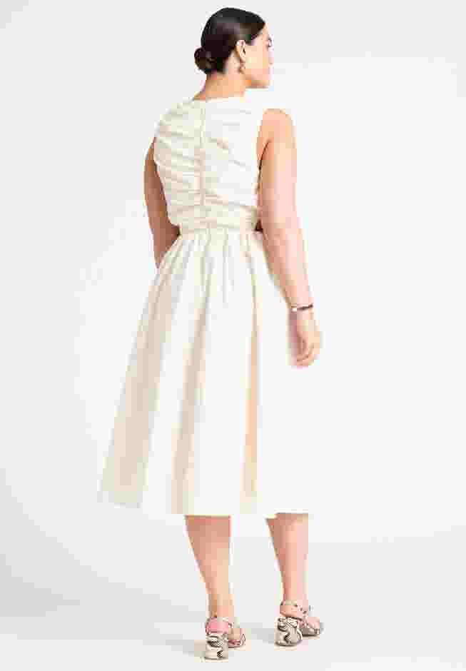 Shirred Bodice Midi Dress image number 1