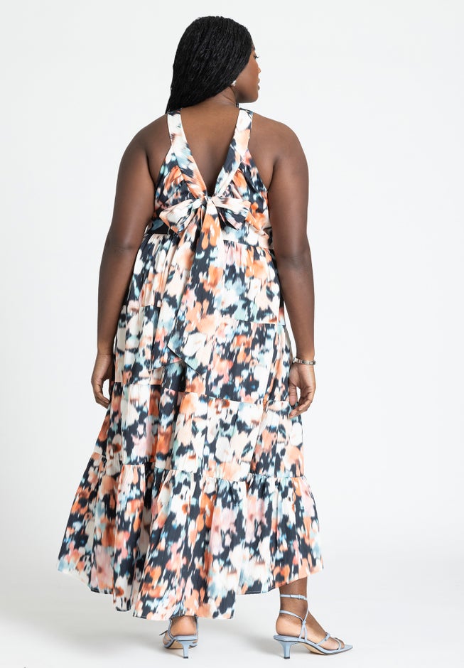 Tiered Floral Maxi Dress image number 1