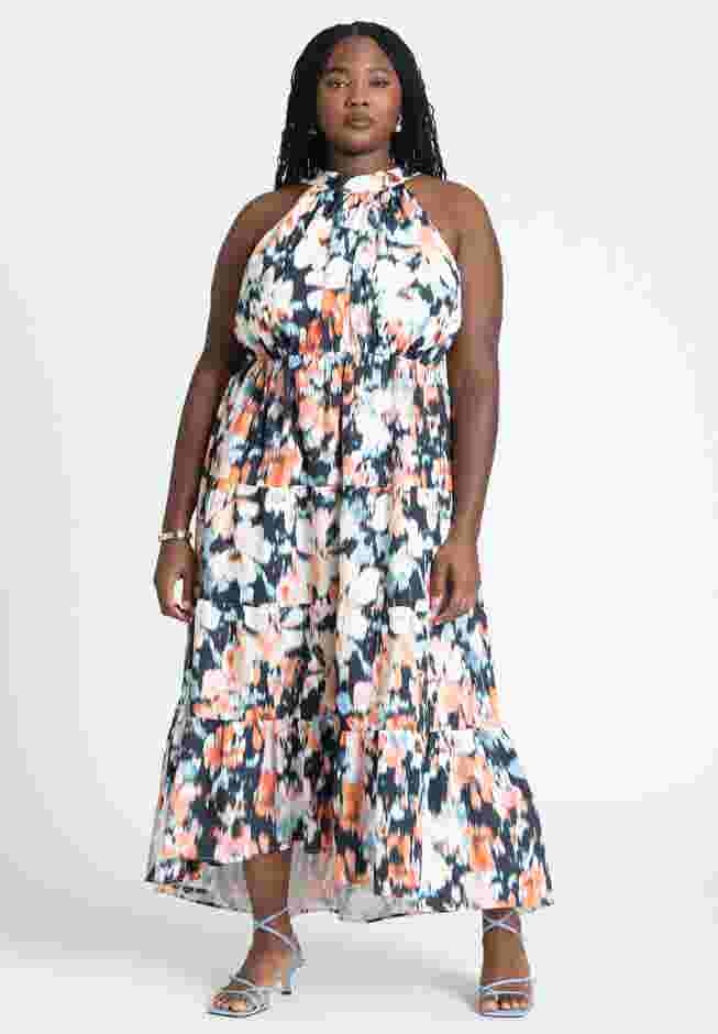 Tiered Floral Maxi Dress image number 0