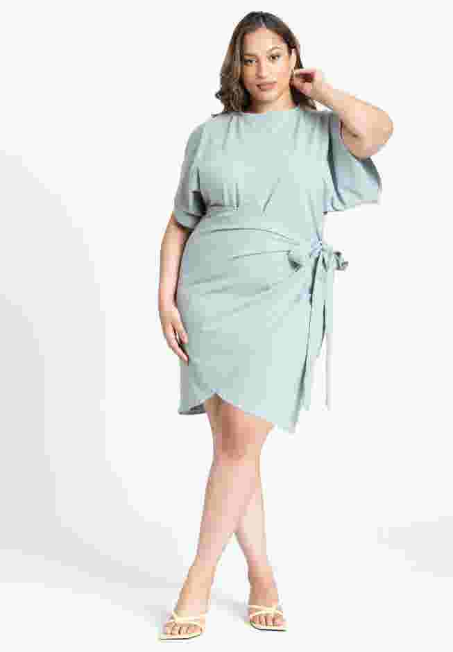 Mini Dress With Tie image number 0