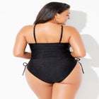 Golden Metallic Adjustable One-Piece Swimsuit image number null