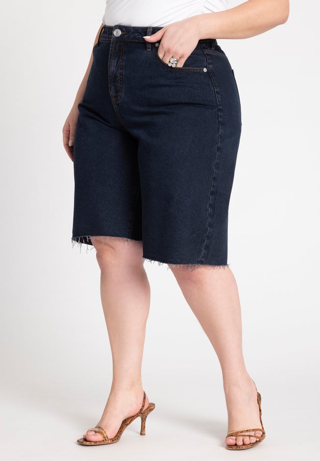 Denim Bermuda Short image number null