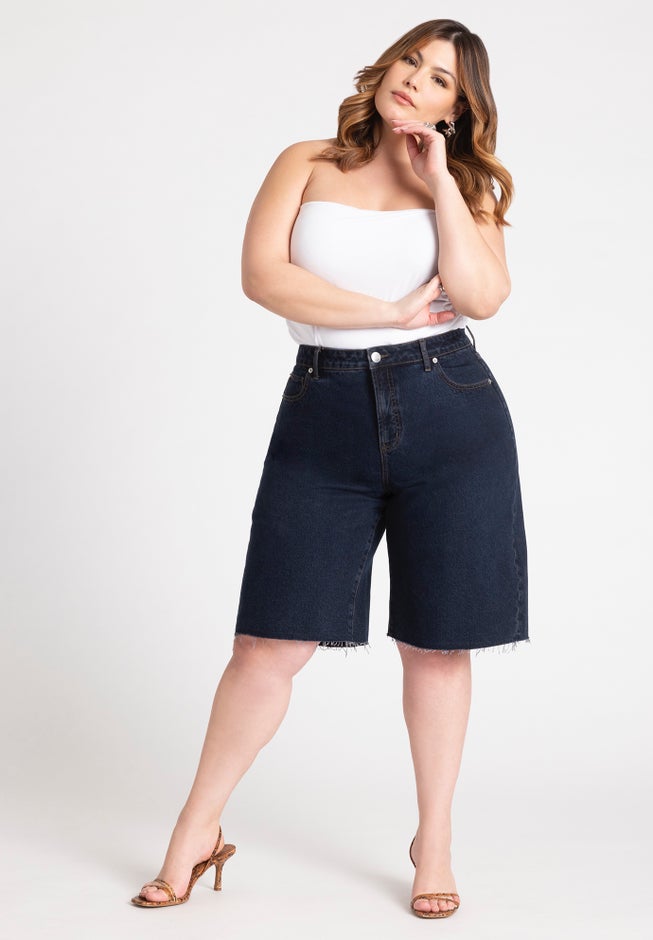 Denim Bermuda Short image number null