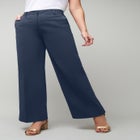 Stretch Cotton Chino Wide-Leg Trouser image number null