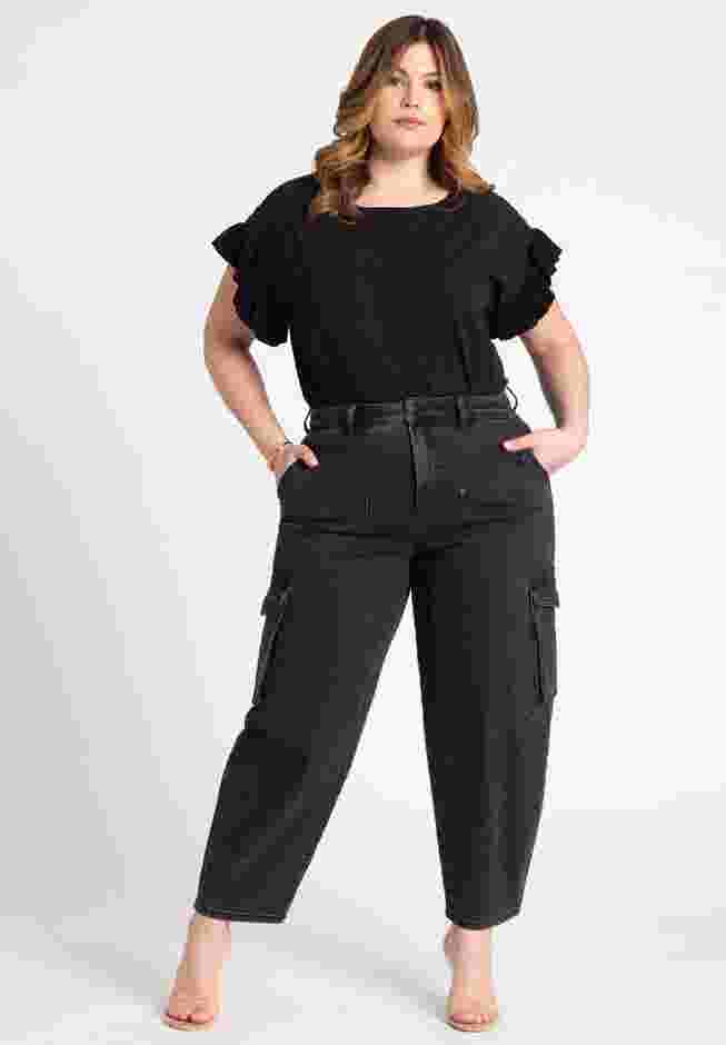 Ruffle Sleeve Tee image number 2