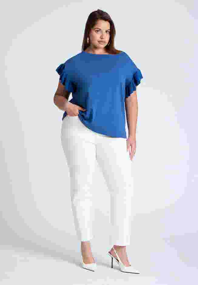 Ruffle Sleeve Tee image number 2
