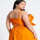 Ruffle Crop Top image number null