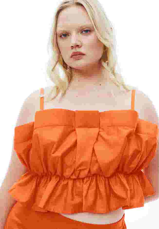 Ruffle Crop Top image number 3