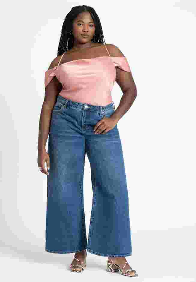 Off The Shoulder Cowl Neck Blouse image number 2