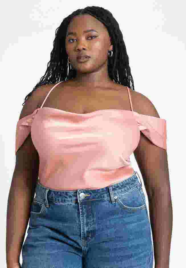 Off The Shoulder Cowl Neck Blouse image number 0