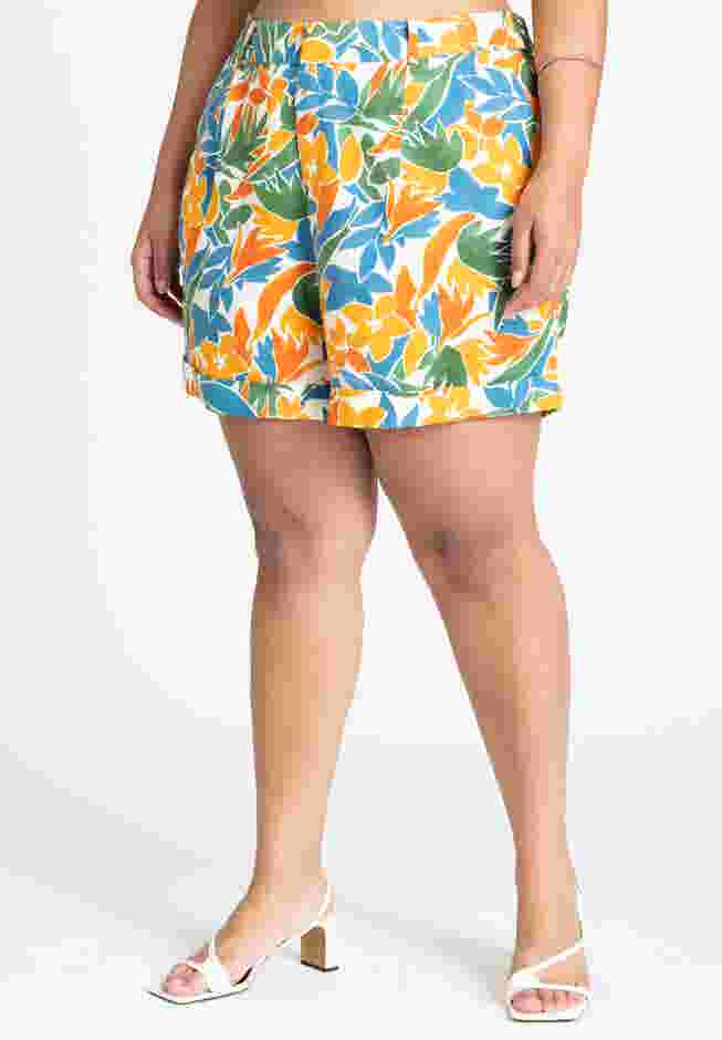 High Waisted Print Short image number 1