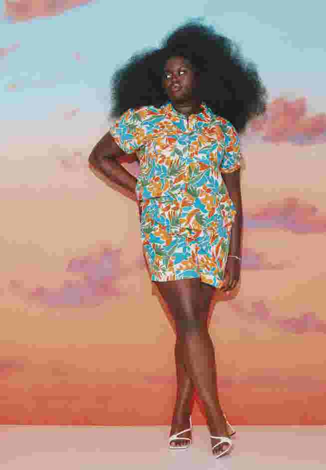 High Waisted Print Short image number 0