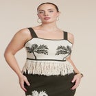 Fringe Crop Top image number null