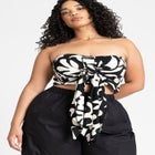 Tie Front Scarf Top image number null