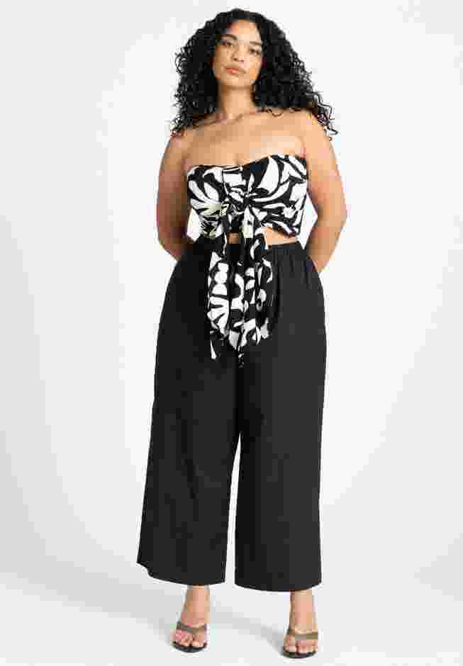 Tie Front Scarf Top image number 4