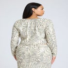 Sequin Cropped Cardigan image number null