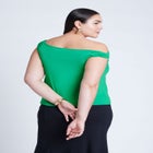 Asym Twist Sleeve Top image number null