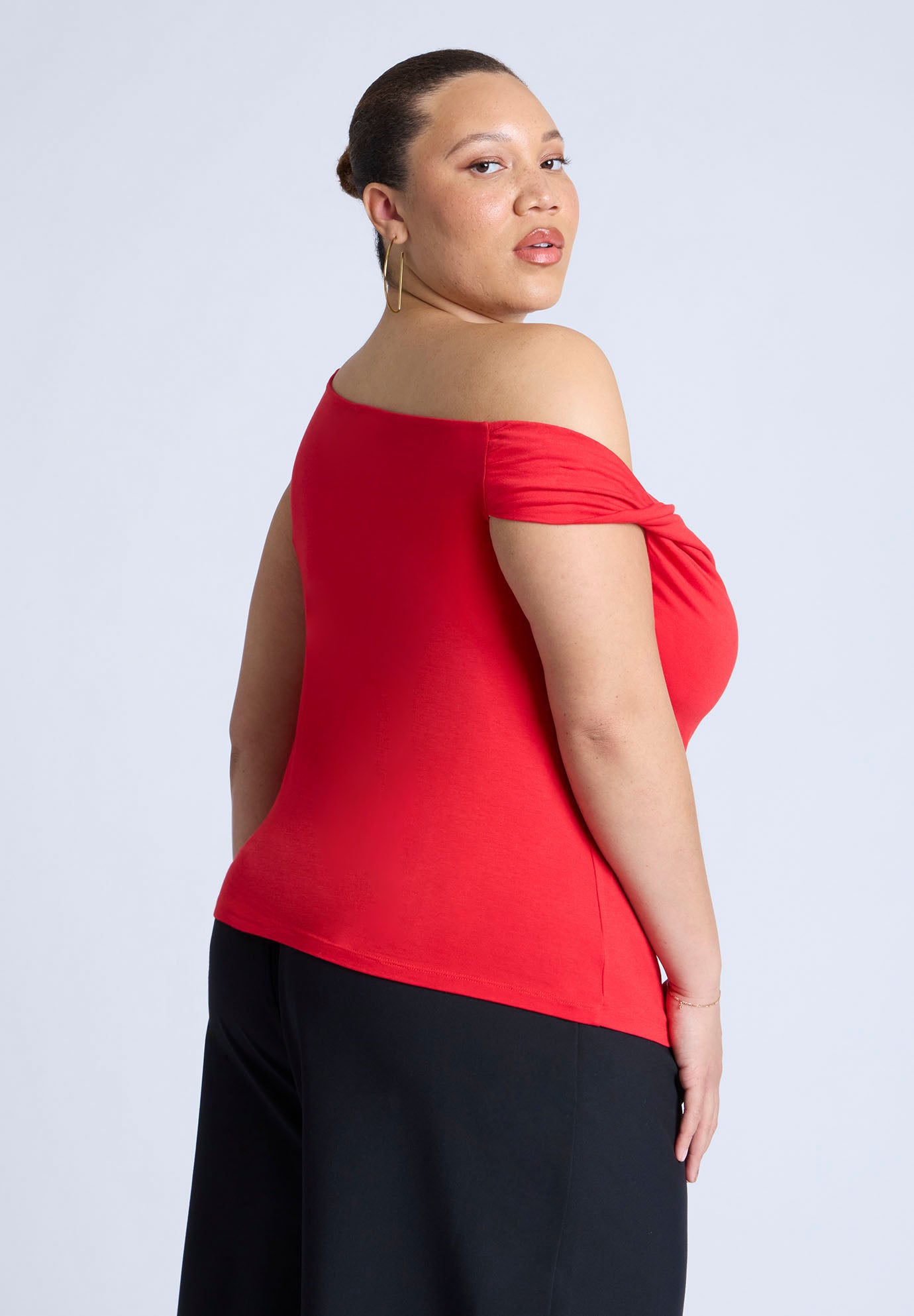 Asym Twist Sleeve Top image number 1