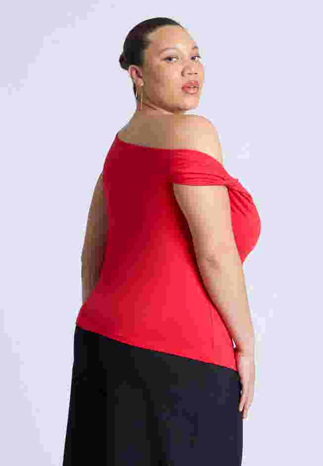 Asym Twist Sleeve Top image number 1